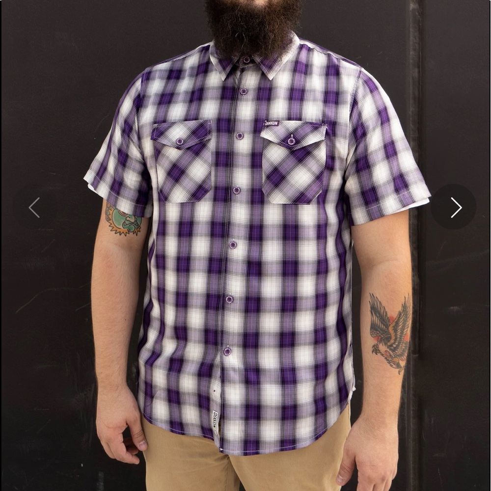 Dixxon 65 roses bamboo short sleeve shirt